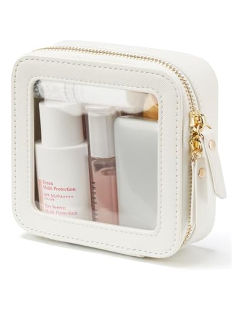 Clear Makeup Bag Mini Cosmetic Pouch Travel Organizer Toiletry Case Women